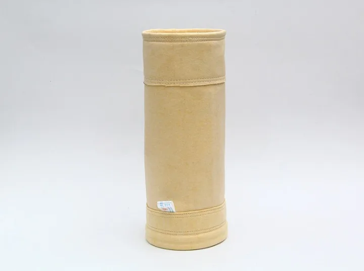 Acrylic filter bag for dust collector system