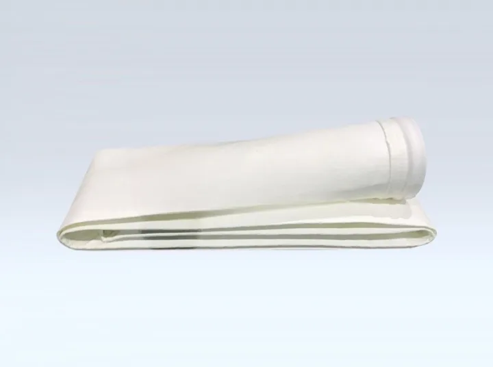 Water and oil repellent needle felt filter bag